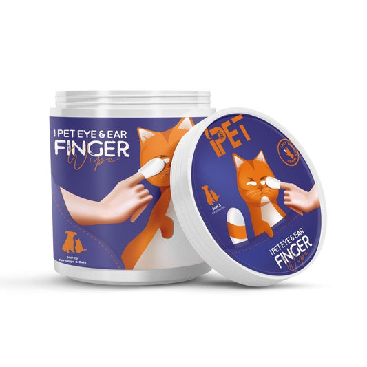 iPET Eye & Ear Finger Wipes | مناديل تنظيف العين والأذن