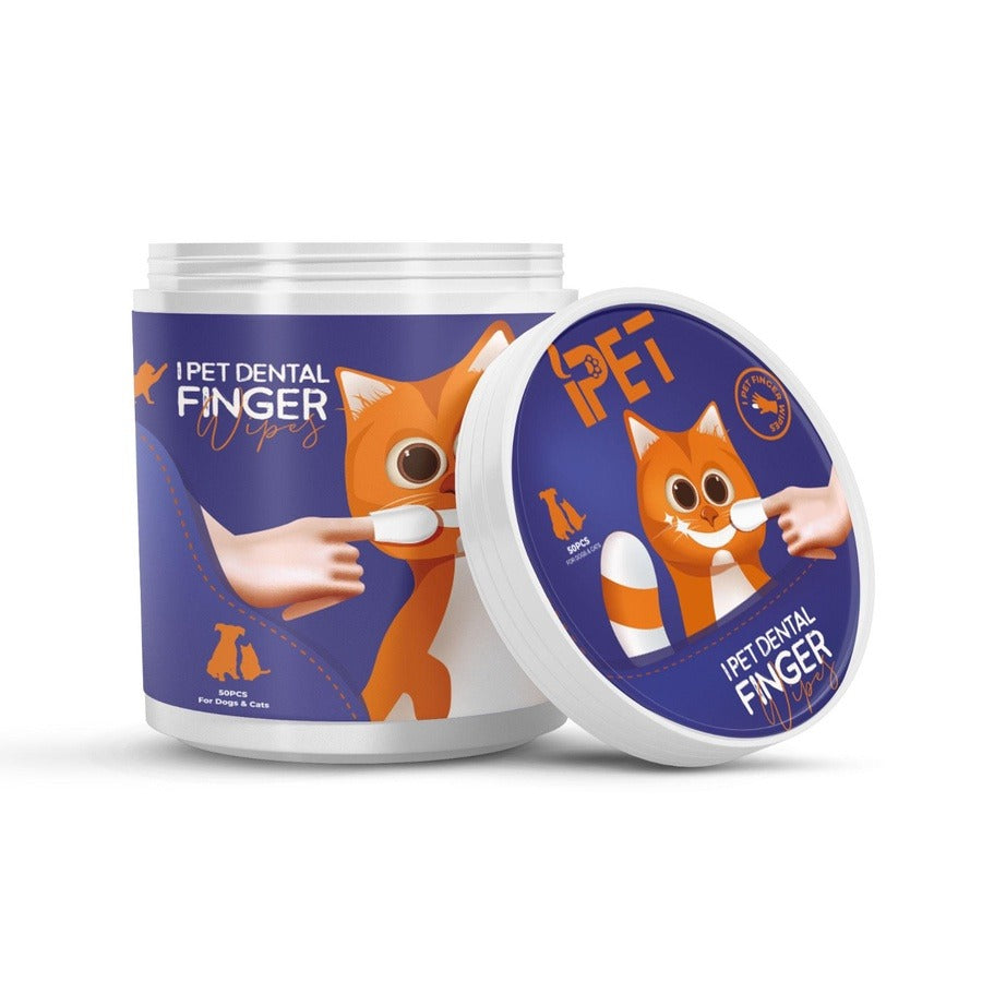 iPET Dental Finger Wipes | مناديل تنظيف الأسنان
